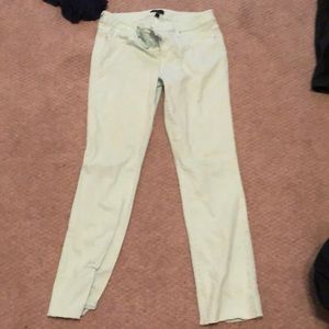 Mint blue jeans